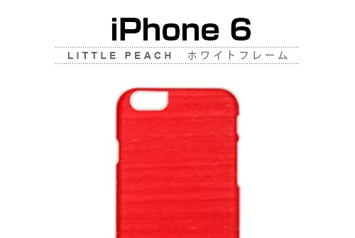 【iPhone6s/6】 天然木 Man＆Wood Little peach　（マンアンドウッド リトルピーチ）アイフォン