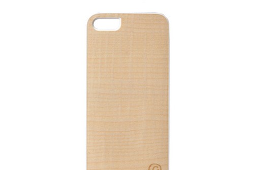 【iPhone SE/5/5s】 Man&Wood Real wood case Genuine Sand beach（マンアンドウッド サンドビーチ）アイフォン 天然木