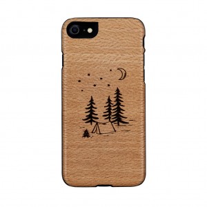 Man&Wood【iPhone SE（第3世代）/ SE（第2世代）8/7】天然木ケース camp