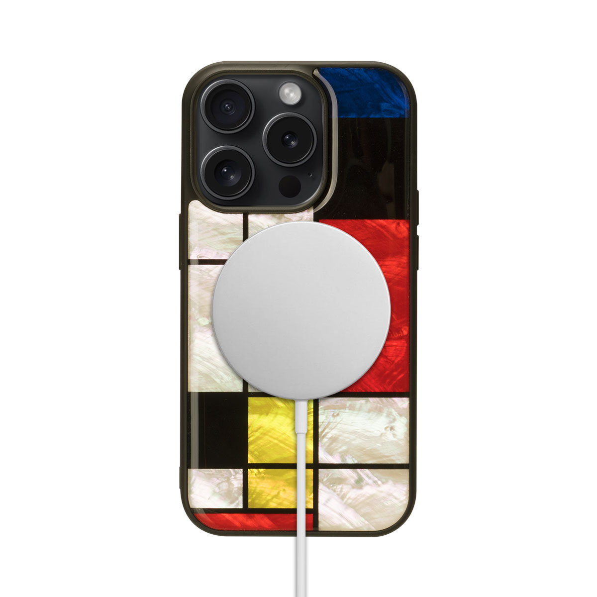 MagSafe対応 天然貝ケース Mondrian【iPhone 15 / 15 Pro】 – 【公式サイト】ikins天然貝ケース｜Manu0026Wood 天然木ケース