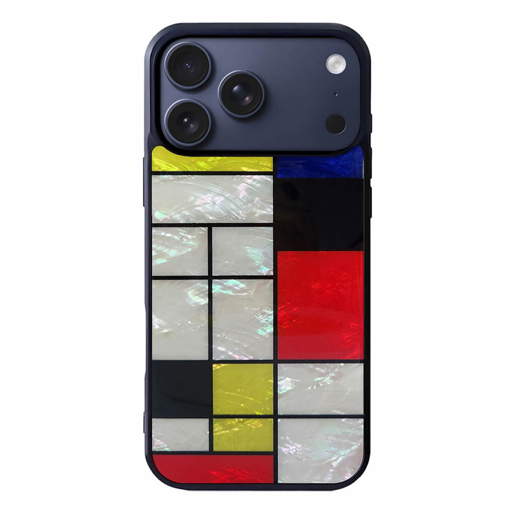 天然貝ケース Mondrian（モンドリアン）