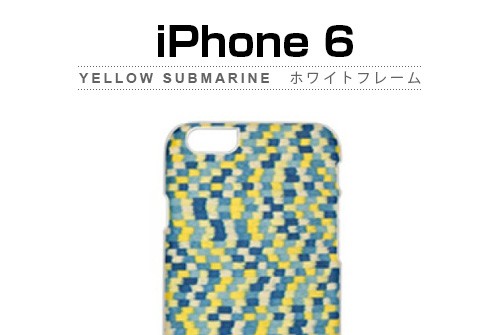 【iPhone6s/6】 天然木 Man＆Wood Yellow Submarine　（マンアンドウッド イエローサブマリン）アイフォン