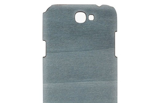 【Galaxy note2】 Real wood case Vivid Bolivar blue[ボリバルブルー] I1840GNT2