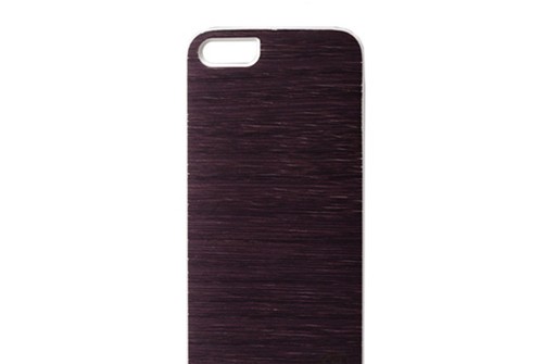 【iPhone SE/5/5s】 Man & Wood Real wood case Vivid Puple Rain（マンアンドウッド ビビッドピープルレイン) アイフォン 天然木