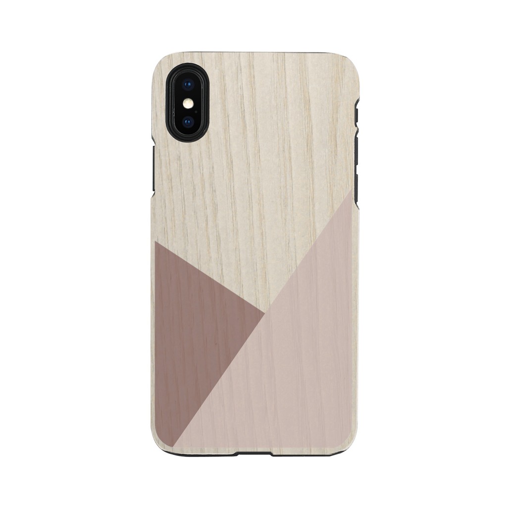 iPhone XR ケース 天然木 Man&Wood Tulip（マンアンドウッド チューリップ）