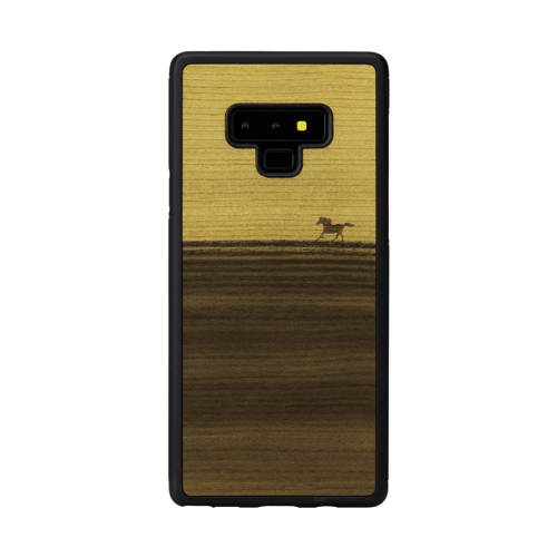 Galaxy Note9 ケース 天然木 ケース Man&Wood Mustang（マンアンドウッド ムスタング）